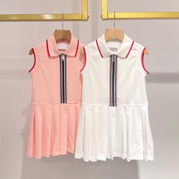girls' cotton wash lapel sleeveless lady dress summer foreign style children's straight pleated skirt girl's dresses, Red;yellow
girls' cotton wash lapel sleeveless lady dress summer foreign style children's straight pleated skirt girl's dresses, Red;yellow