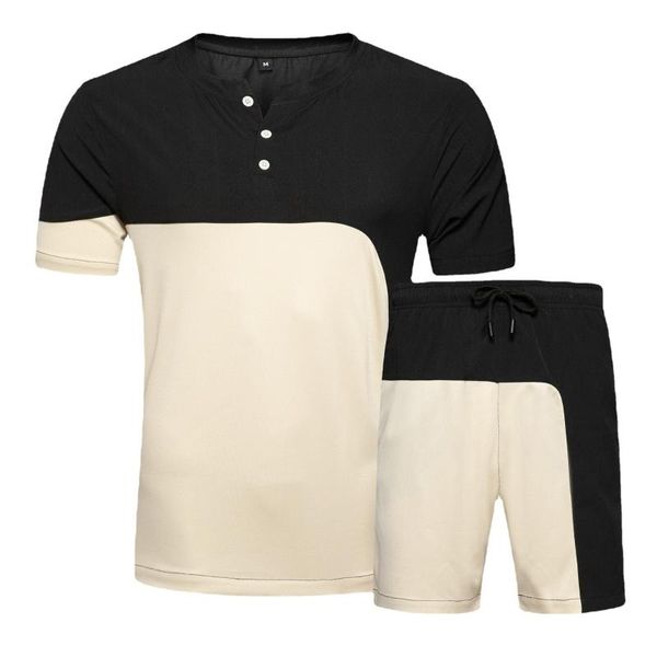 summer casual tracksuit men outfit 2021 mens sportswear sets patchwork male t-shirt+shorts 2pcs jogging sports suit clothing men's trac, Gray
summer casual tracksuit men outfit 2021 mens sportswear sets patchwork male t-shirt+shorts 2pcs jogging sports suit clothing men's trac, Gray