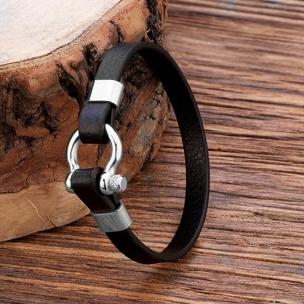 charm bracelets selling classic hip hop rock style geometric circle toggle-clasps men's leather bracelet men meaningful gift, Golden;silver
charm bracelets selling classic hip hop rock style geometric circle toggle-clasps men's leather bracelet men meaningful gift, Golden;silver