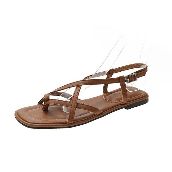 sandals 2021 fashion women's for summer solid retro flat female's flip flops square toe simple stylish casual lady's shoes, Black
sandals 2021 fashion women's for summer solid retro flat female's flip flops square toe simple stylish casual lady's shoes, Black