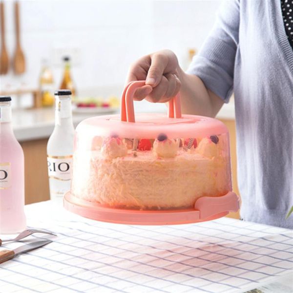 1pc portable cake box handheld packaging storage case fresh keeping container with lid (pink) other bakeware
1pc portable cake box handheld packaging storage case fresh keeping container with lid (pink) other bakeware