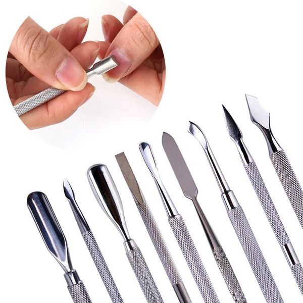 cuticle pushers 1 pcs 2 ways pusher double-ended stainless steel 9 shapes repousse cuticule for manicure nail art tool gl01-09
cuticle pushers 1 pcs 2 ways pusher double-ended stainless steel 9 shapes repousse cuticule for manicure nail art tool gl01-09