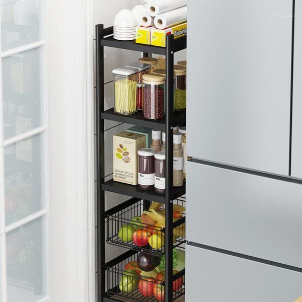 kitchen crack storage rack push-pull floor multi-layer 30cm wide and narrow seam multi-functional refrigerator side bottles & jars
kitchen crack storage rack push-pull floor multi-layer 30cm wide and narrow seam multi-functional refrigerator side bottles & jars