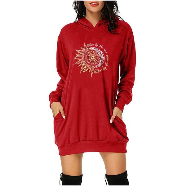 casual dresses women multicolor printed hooded sweatshirt dress autumn sun buttocks pocket fashion and comfortable, Black;gray
casual dresses women multicolor printed hooded sweatshirt dress autumn sun buttocks pocket fashion and comfortable, Black;gray