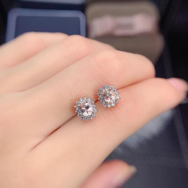 stud morganite earring with silver 925 women earrings korean gifts for 4x6mm, Golden;silver
stud morganite earring with silver 925 women earrings korean gifts for 4x6mm, Golden;silver