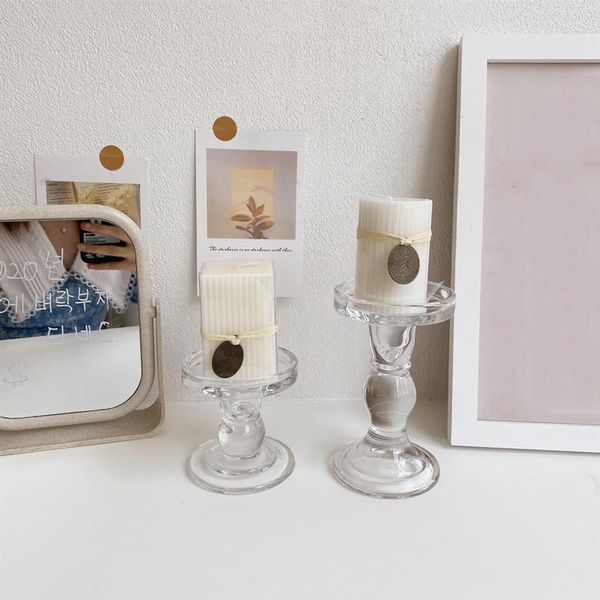 clear glass candle holder pillar taper tealight candlesticks for dinner table wedding party home decor holders
clear glass candle holder pillar taper tealight candlesticks for dinner table wedding party home decor holders