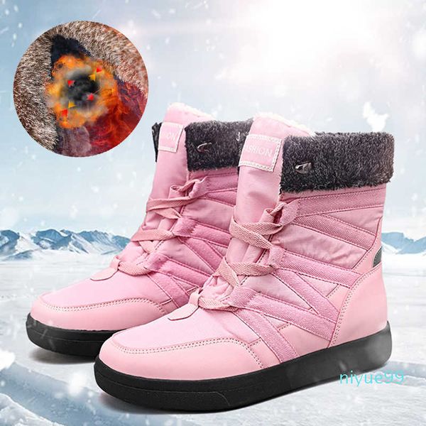 2021 new ladies snow boots winter waterproof warm and velvet boots outdoor leisure sports shoes trek hiking boots large size h0906, Black
2021 new ladies snow boots winter waterproof warm and velvet boots outdoor leisure sports shoes trek hiking boots large size h0906, Black