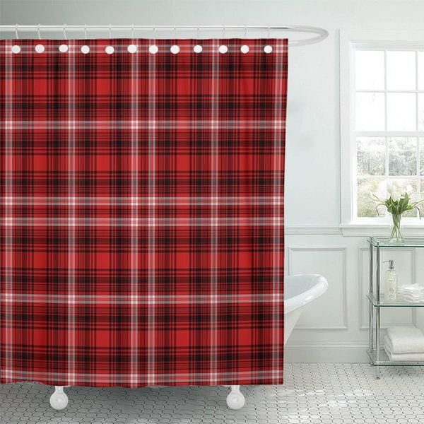 shower curtains flannel red white black plaid christmas pattern scottish cabin curtain waterproof fabric 72 x 78 inches set with hooks
shower curtains flannel red white black plaid christmas pattern scottish cabin curtain waterproof fabric 72 x 78 inches set with hooks
