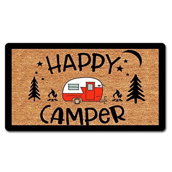 funny welcome mats for front door happy camper life doormat non-slip hello mat with quote flannel ma carpets
funny welcome mats for front door happy camper life doormat non-slip hello mat with quote flannel ma carpets