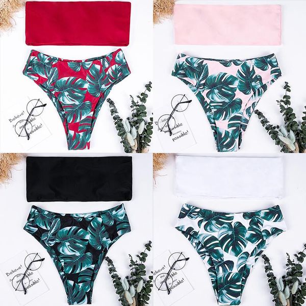 one-piece suits 2021 high waist bikini set floral print bathing two piece swimsuit off-shoulder women push up 4 colors swimwear
one-piece suits 2021 high waist bikini set floral print bathing two piece swimsuit off-shoulder women push up 4 colors swimwear