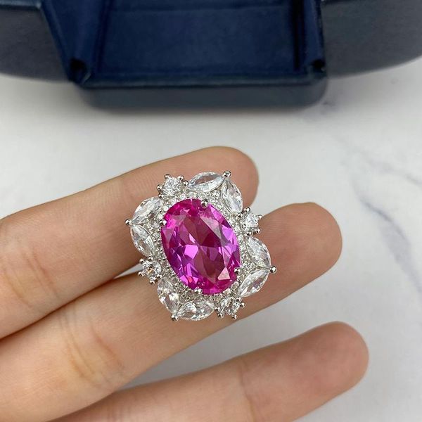 cluster rings mlkenly engagement ring 100% 925 sterling silver red corundum gemstone wedding fine jewelry, Golden;silver
cluster rings mlkenly engagement ring 100% 925 sterling silver red corundum gemstone wedding fine jewelry, Golden;silver