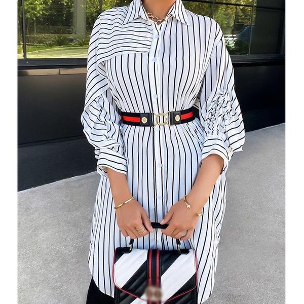 casual dresses wepbel long sleeve autumn shirt high waist striped printed dress women business wear shirts no belt, Black;gray
casual dresses wepbel long sleeve autumn shirt high waist striped printed dress women business wear shirts no belt, Black;gray