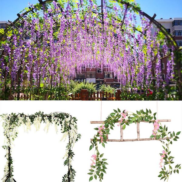 12pcs wedding decor party romantic artificial silk wisteria flower vines bride flowers garland for home garden el decorative & wreaths
12pcs wedding decor party romantic artificial silk wisteria flower vines bride flowers garland for home garden el decorative & wreaths