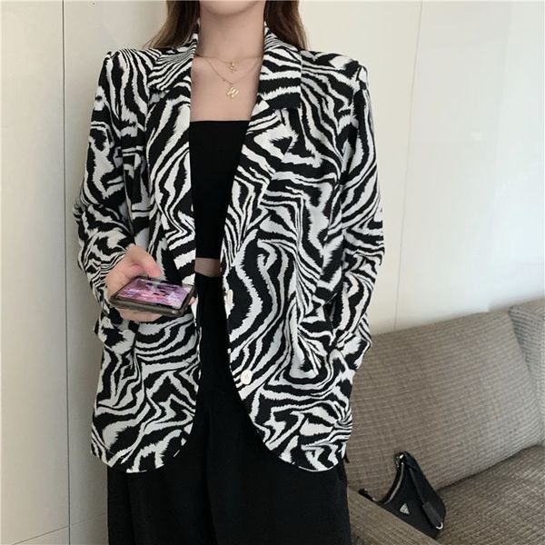 women's sweaters chic printout chiffon thin blazer and women's jacket will see standard zebra fashion streetwear casual blazers su, White;black
women's sweaters chic printout chiffon thin blazer and women's jacket will see standard zebra fashion streetwear casual blazers su, White;black