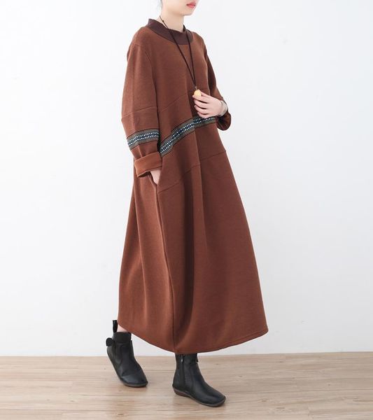 casual dresses 18 spring autumn original design retro o-line mid-calf stripe splicing women's loose large size knit cotton dress, Black;gray
casual dresses 18 spring autumn original design retro o-line mid-calf stripe splicing women's loose large size knit cotton dress, Black;gray