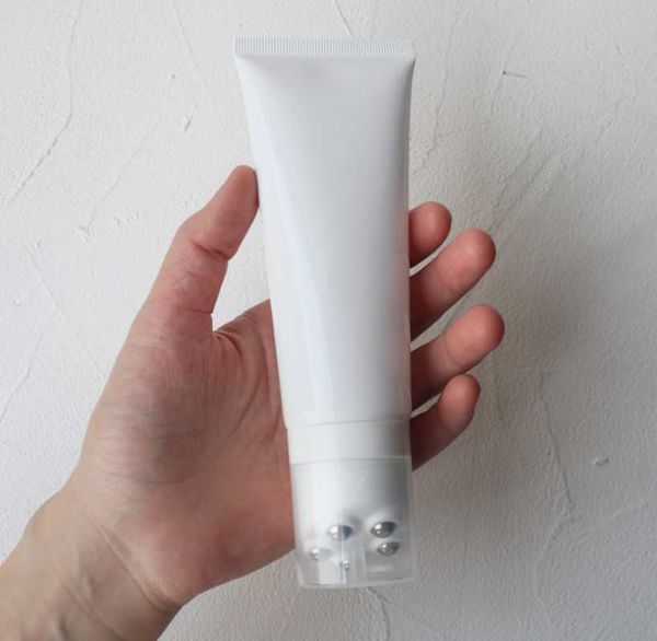 storage bottles & jars 1pcs 100g white cosmetic hose 100ml stainless steel ball massage empty bottle scraper
storage bottles & jars 1pcs 100g white cosmetic hose 100ml stainless steel ball massage empty bottle scraper