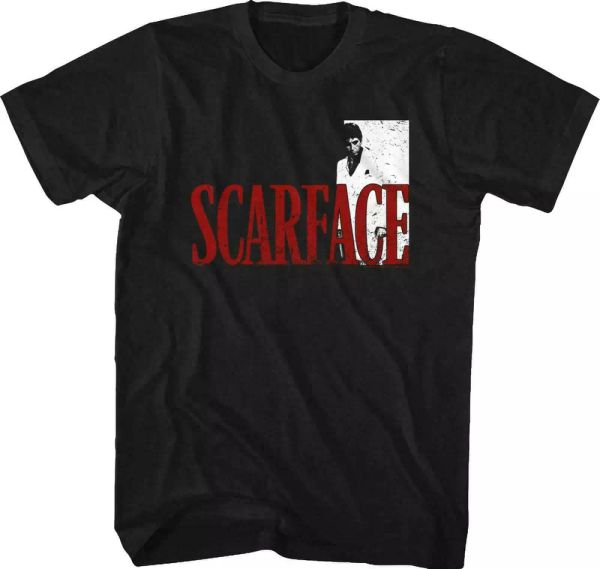 scarface red white logo t shirt licensed mob mafia al pacino montana tee black, White;black
scarface red white logo t shirt licensed mob mafia al pacino montana tee black, White;black
