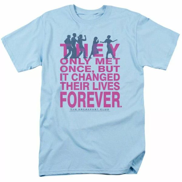 the breakfast club forever t shirt mens licensed classic movie tee light blue, White;black
the breakfast club forever t shirt mens licensed classic movie tee light blue, White;black