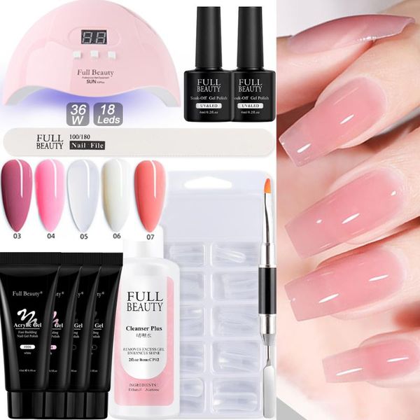 nail art kits poly extention gel kit acrylic fast builder uv set semi-permanent lamp form nails accessories tool nl1863
nail art kits poly extention gel kit acrylic fast builder uv set semi-permanent lamp form nails accessories tool nl1863