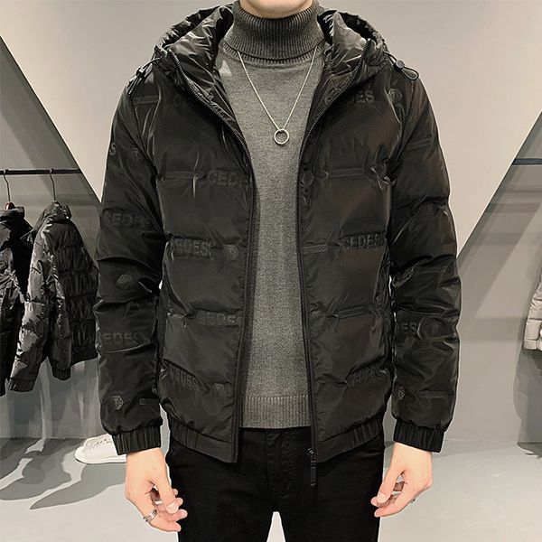 down jacket 2021 men's regular winter coat loose fashion hooded, Black
down jacket 2021 men's regular winter coat loose fashion hooded, Black