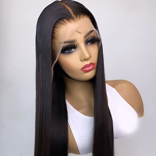 costume accessories 26inch long straight 180% density soft natural black synthetic lace front wig for women with babyhair preplucked sh, Silver
costume accessories 26inch long straight 180% density soft natural black synthetic lace front wig for women with babyhair preplucked sh, Silver