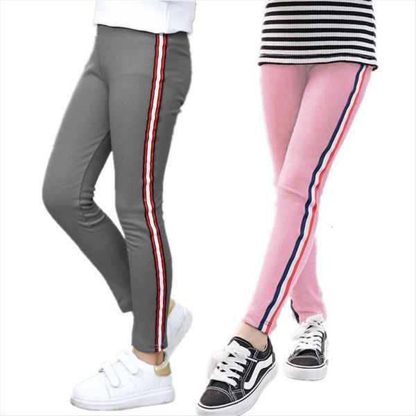 spring autumn kids girls leggings side striped elasticity children pants cotton skinny trousers for school sport, Blue
spring autumn kids girls leggings side striped elasticity children pants cotton skinny trousers for school sport, Blue