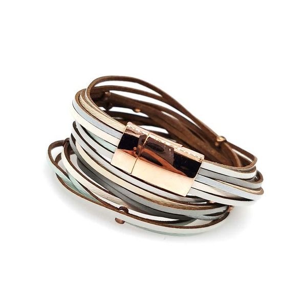 wrap leather bracelets for women men's charm couples gifts fashion jewelry wholesale drop link, chain, Black
wrap leather bracelets for women men's charm couples gifts fashion jewelry wholesale drop link, chain, Black