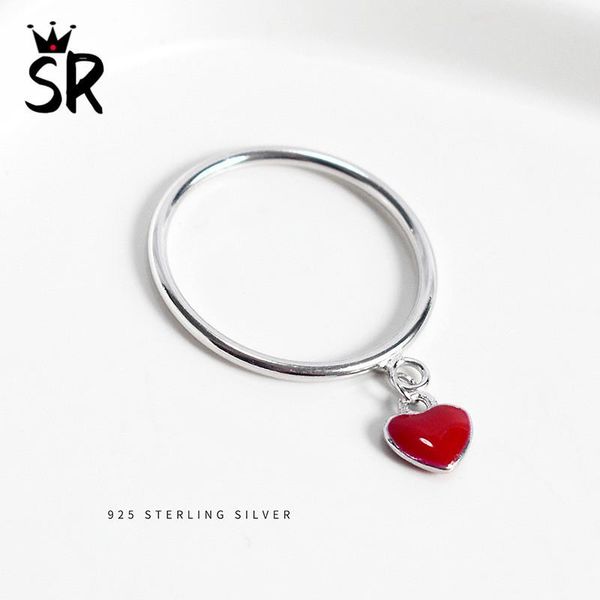 wedding rings sr fashion 100% 925 sterling silver small red color love heart ring romantic finger for women engagement fine jewelry, Slivery;golden
wedding rings sr fashion 100% 925 sterling silver small red color love heart ring romantic finger for women engagement fine jewelry, Slivery;golden