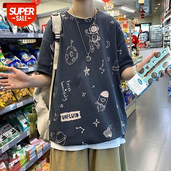 men's graffiti printed short-sleeved t-shirt summer korean version of the trend students half-sleeved loose casual five-point sleeve #s, White;black
men's graffiti printed short-sleeved t-shirt summer korean version of the trend students half-sleeved loose casual five-point sleeve #s, White;black