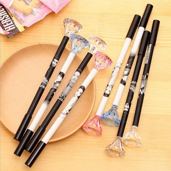 gel pens ayron 1 pcs/lot 0.38mm kawaii ball pen 19 carat large diamond crystal ballpoint escolar bolis escolares office school
gel pens ayron 1 pcs/lot 0.38mm kawaii ball pen 19 carat large diamond crystal ballpoint escolar bolis escolares office school