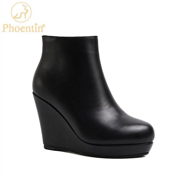 boots phoentin wedge booties for women autumn winter 2021 female super high platform shoes round toe real leather ft1136, Black
boots phoentin wedge booties for women autumn winter 2021 female super high platform shoes round toe real leather ft1136, Black