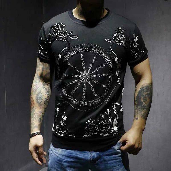 men's t-shirts t shirts luxury men's breathable t-shirt printed slim crew neck casual short sleeve classic d 8p36, White;black
men's t-shirts t shirts luxury men's breathable t-shirt printed slim crew neck casual short sleeve classic d 8p36, White;black