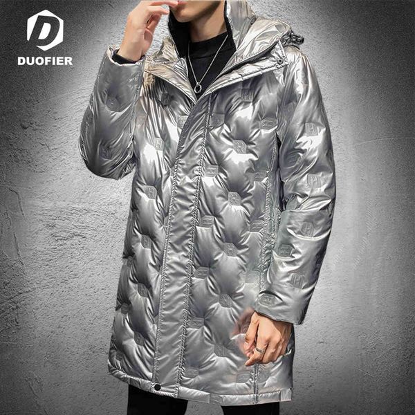 brand winter new men's down jacket long thickened warm duck jackets snowsuit hooded cold proof male shiny coat, Black
brand winter new men's down jacket long thickened warm duck jackets snowsuit hooded cold proof male shiny coat, Black