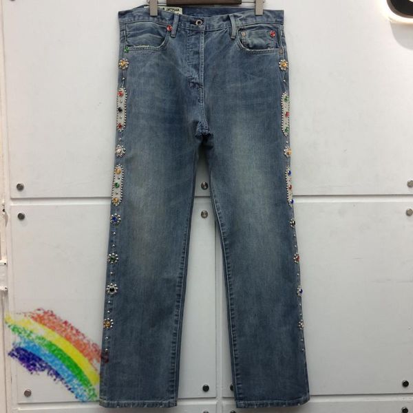 men's jeans kapital vintage inlaid 2021 gemstone washed distressed men women 1:1 pants trousers1, Blue
men's jeans kapital vintage inlaid 2021 gemstone washed distressed men women 1:1 pants trousers1, Blue