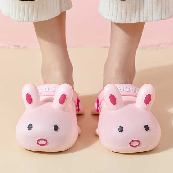 2021 sandals women's net red anti slip thick bottom soft cute girl cartoon baotou rabbit slippers summer, Black
2021 sandals women's net red anti slip thick bottom soft cute girl cartoon baotou rabbit slippers summer, Black