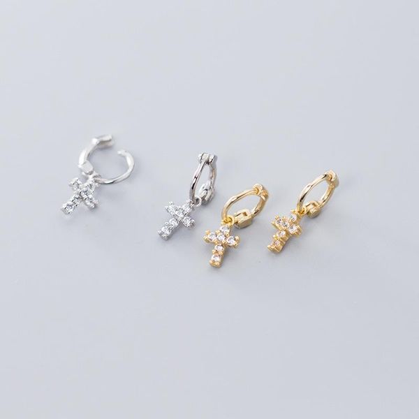 100% real 925 sterling silver cubic zirconia inlaid cross round buckle stud earrings for women lady daughter jewelry gift, Golden;silver
100% real 925 sterling silver cubic zirconia inlaid cross round buckle stud earrings for women lady daughter jewelry gift, Golden;silver