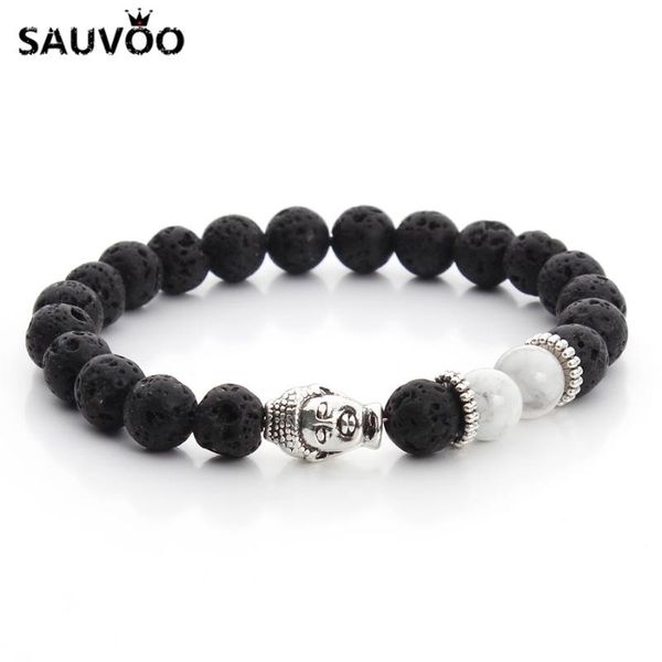 sauvoo fashion black lava stone beads bracelets silver color buddha charms bracelet for women men handmade yoga jewelry gifts link, chain
sauvoo fashion black lava stone beads bracelets silver color buddha charms bracelet for women men handmade yoga jewelry gifts link, chain