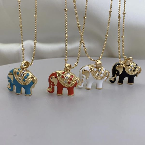 pendant necklaces cute elephant choker necklace for women zircon animal 2021 fashion neck chain gift jewelry, Silver
pendant necklaces cute elephant choker necklace for women zircon animal 2021 fashion neck chain gift jewelry, Silver