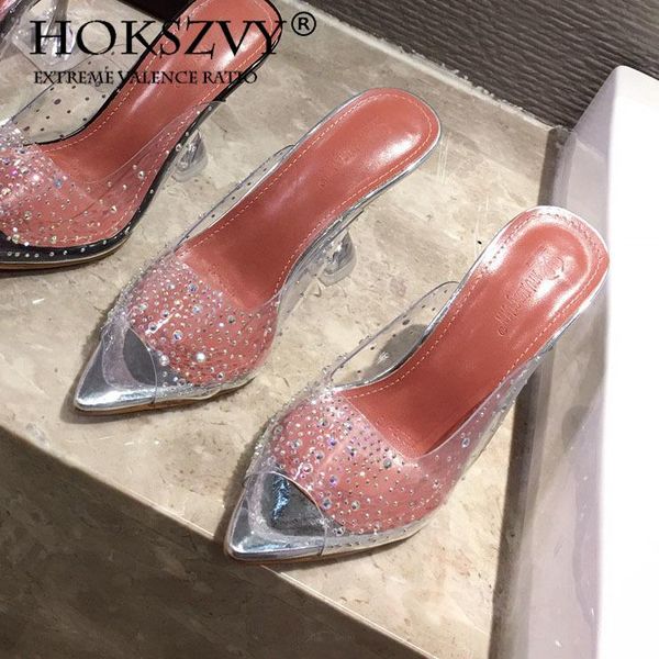 fashion rhinestone high-heeled slippers stiletto shallow mouth transparent pvc fish women's sandals, Black
fashion rhinestone high-heeled slippers stiletto shallow mouth transparent pvc fish women's sandals, Black