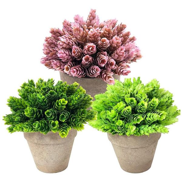 decorative flowers & wreaths small artificial potted plants, 3 pack mini fake plants in pot for home decor indoor outdoor, faux plastic gree
decorative flowers & wreaths small artificial potted plants, 3 pack mini fake plants in pot for home decor indoor outdoor, faux plastic gree