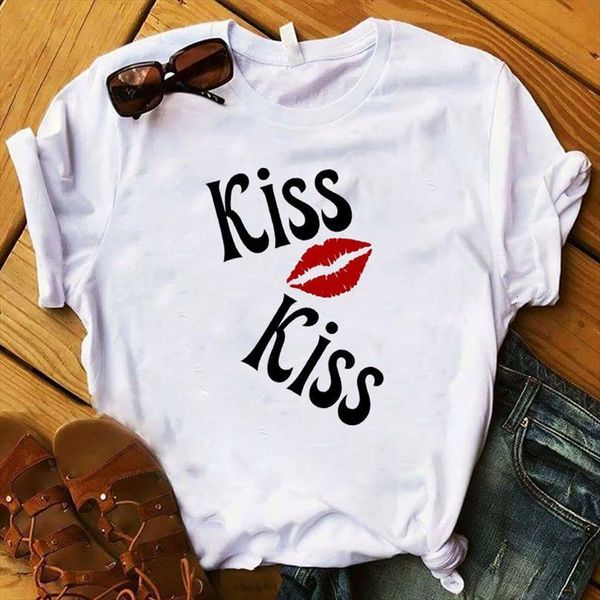 and women lady kiss mens t shirt lip printed ladies short sleeve loose tee female clothes graphic, White;black
and women lady kiss mens t shirt lip printed ladies short sleeve loose tee female clothes graphic, White;black