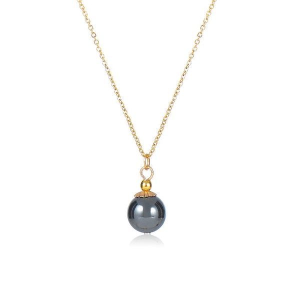 chains 10mm hematite beads pendant 18k gold plated chain necklace for women,girls fashion jewelry 18", Silver
chains 10mm hematite beads pendant 18k gold plated chain necklace for women,girls fashion jewelry 18", Silver