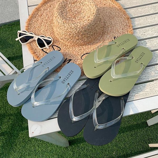 transparent flip-flops slippers for women in summer flops on the beach ladies shoes and sandals home platforms, Black
transparent flip-flops slippers for women in summer flops on the beach ladies shoes and sandals home platforms, Black