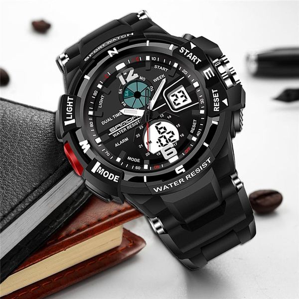 wristwatches sanda brand sport watch men watches digital electronic wristwatch army male wrist for clock relogio masculino, Slivery;brown
wristwatches sanda brand sport watch men watches digital electronic wristwatch army male wrist for clock relogio masculino, Slivery;brown