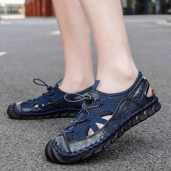 slippers 2021 classic summer men's sandals genuine leather soft breathable shoes beach roman men outoor 8o33, Black
slippers 2021 classic summer men's sandals genuine leather soft breathable shoes beach roman men outoor 8o33, Black