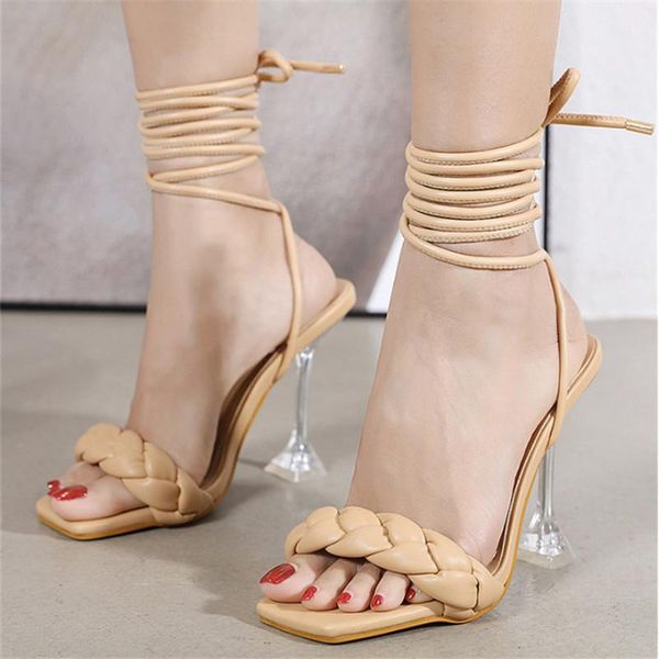 summer fashion design weave women sandals transparent thin high heels 11.5cm ladies open toe shoes, Black
summer fashion design weave women sandals transparent thin high heels 11.5cm ladies open toe shoes, Black