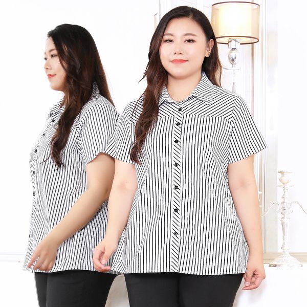 shirts plus size 10xl 8xl 6xl 4xl women short sleeves will see blouse ladies striped cotton summer work wearing sweaters, White
shirts plus size 10xl 8xl 6xl 4xl women short sleeves will see blouse ladies striped cotton summer work wearing sweaters, White