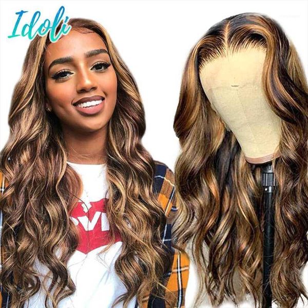 30inch body wave highlight lace front human hair wigs honey blonde brown brazilian closure wig 13x41, Black;brown
30inch body wave highlight lace front human hair wigs honey blonde brown brazilian closure wig 13x41, Black;brown