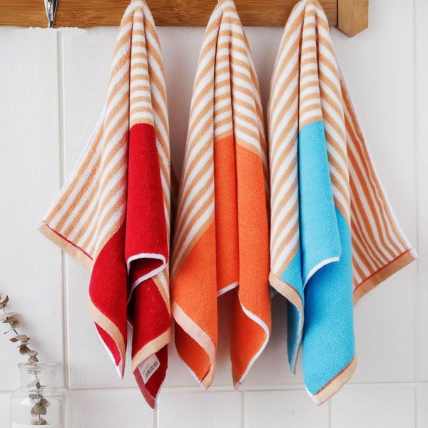 towel 34x75cm 100% cotton thick hand home soft comfortable striped contrast bathroom towels for adults
towel 34x75cm 100% cotton thick hand home soft comfortable striped contrast bathroom towels for adults