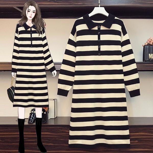 casual dresses ehqaxin women striped knitted fashion all-match large size loose button long sweater dress style for ladies l-4xl, Black;gray
casual dresses ehqaxin women striped knitted fashion all-match large size loose button long sweater dress style for ladies l-4xl, Black;gray